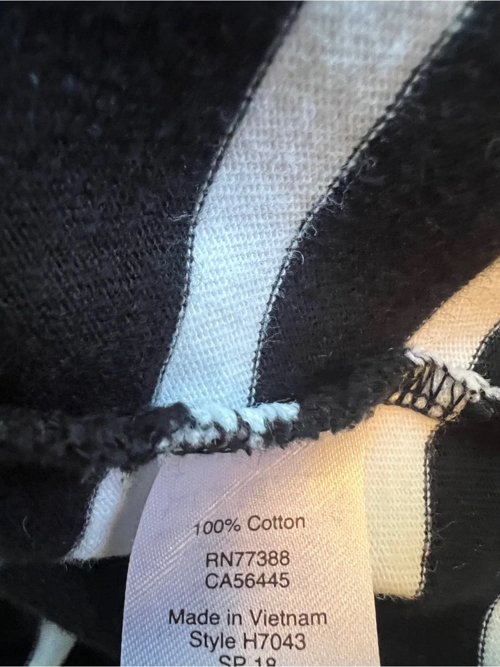 J.CREW Women’s Black/White Striped Knit Shift Dress Ruffle Bell Sleeves Zip M